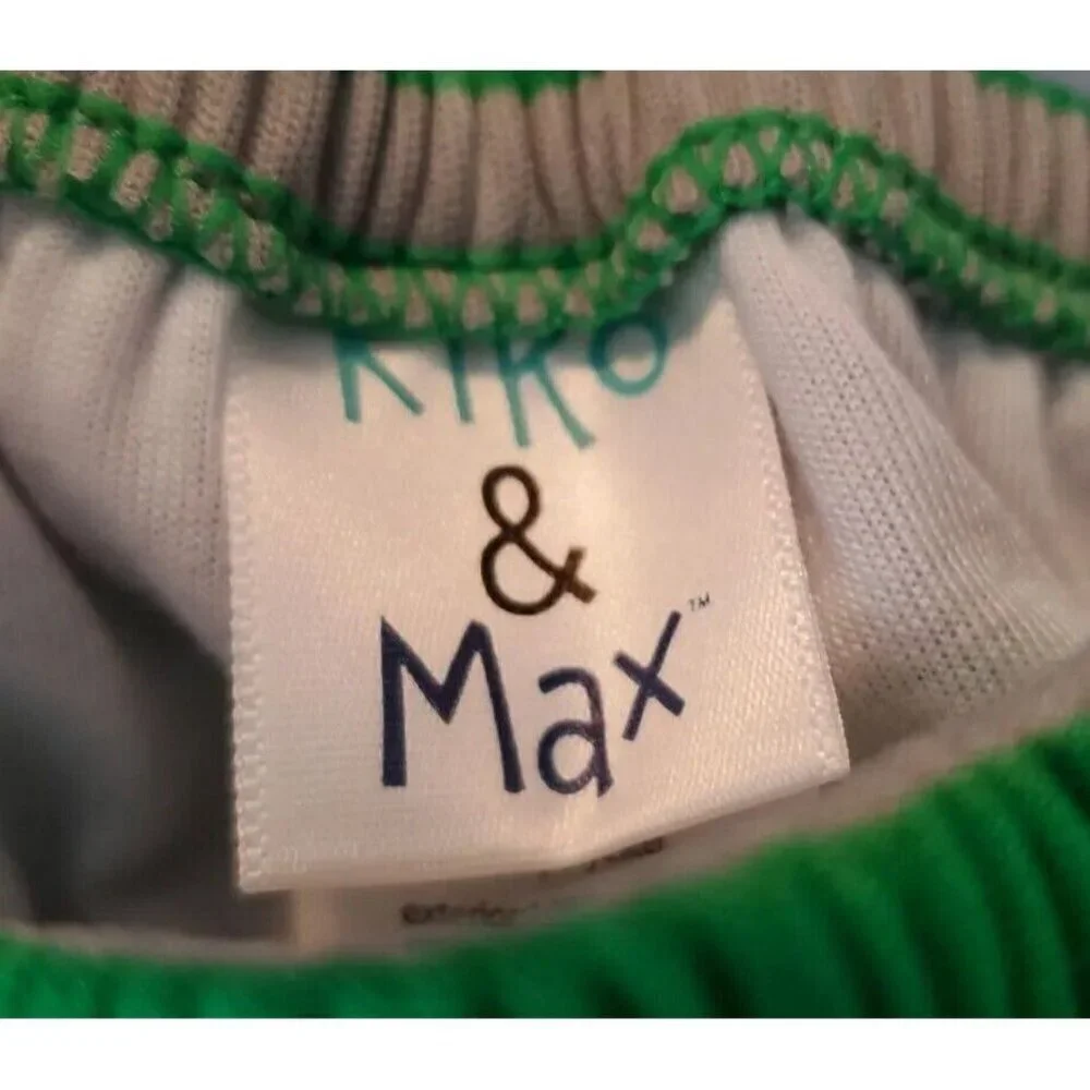 Kiko And Max Swim diaper Set large 21-35 lb green